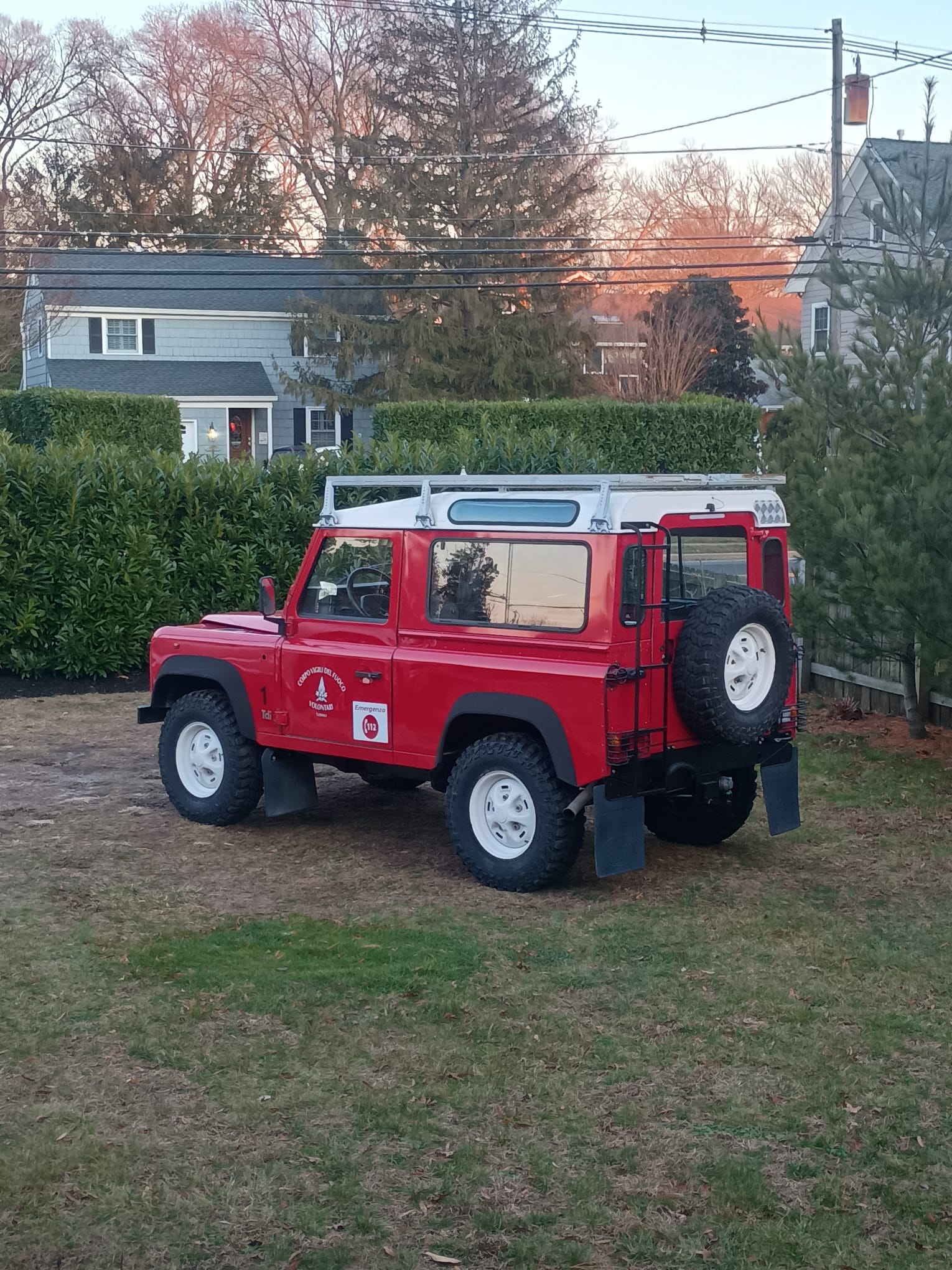 Rear three-quarter view